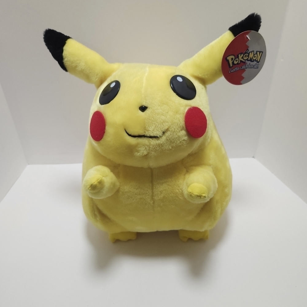 Pikachu Vintage Nintendo 1999 Large plush With Tags